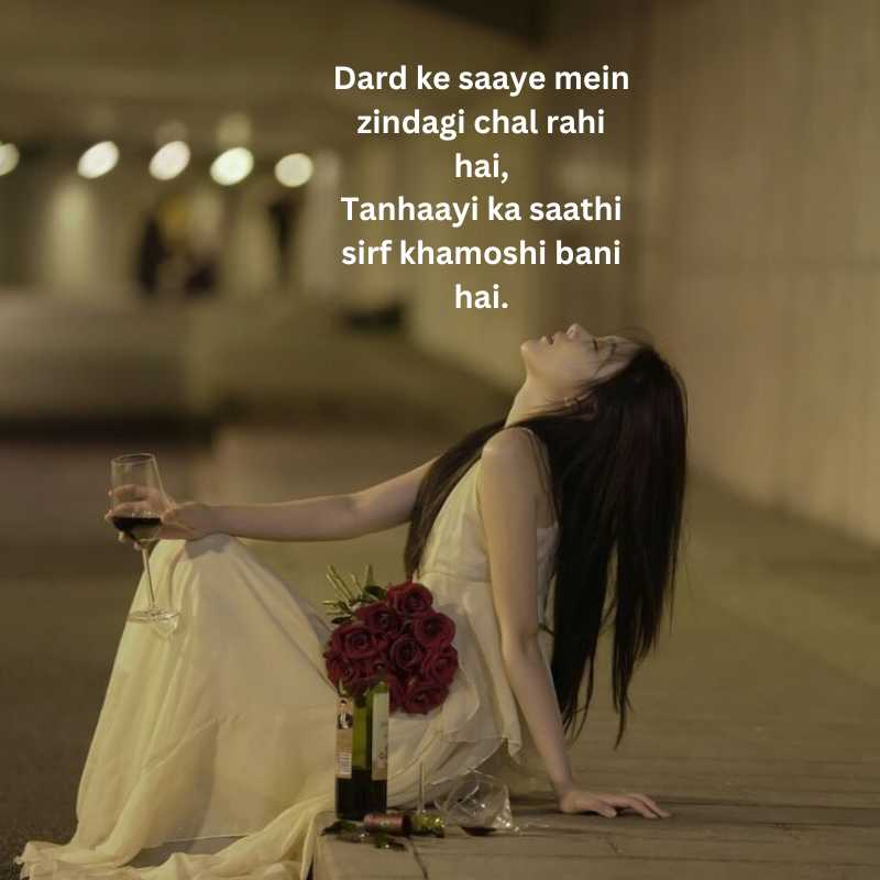 Painful zindagi alone shayari in hindi english10