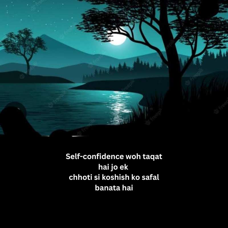 Self confidence student success motivational shayari english11