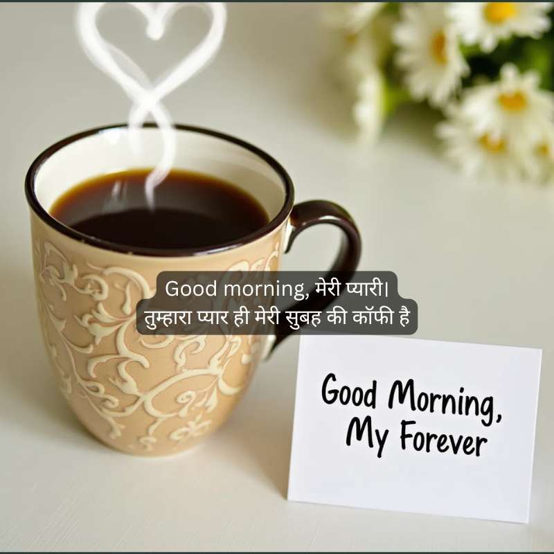Good morning love quotes hindi for girlfriend
