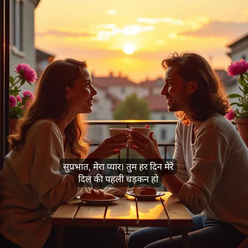 Heart touching Good Morning Love Quotes in Hindi