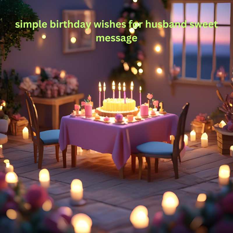 simple birthday wishes for husband1