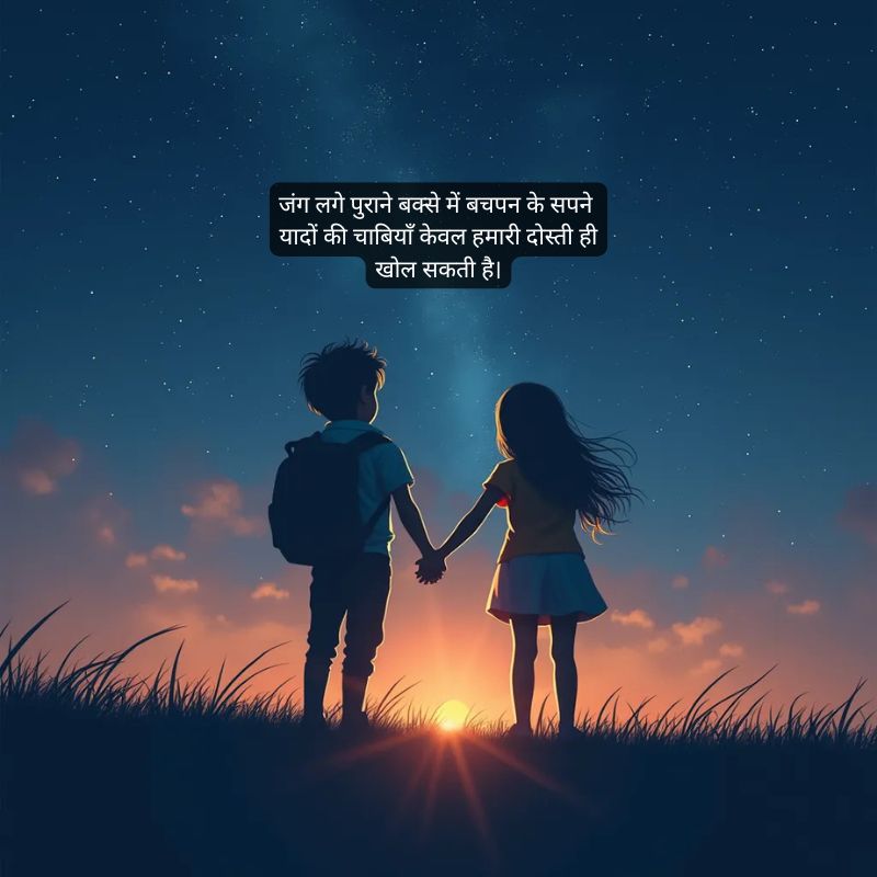 dosti shayari in hindi 2 line2