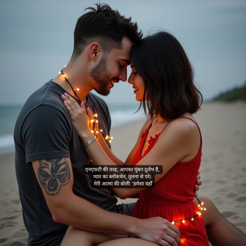 romantic kiss shayari in hindi