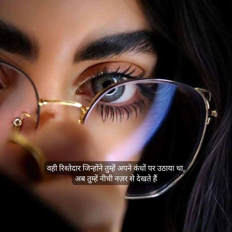 ghamandi rishtedar shayari in hindi