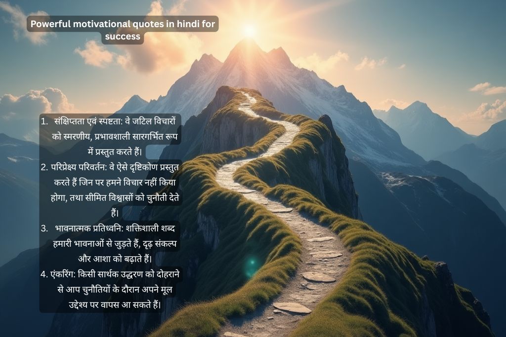 Powerful motivational quotes in hindi for success