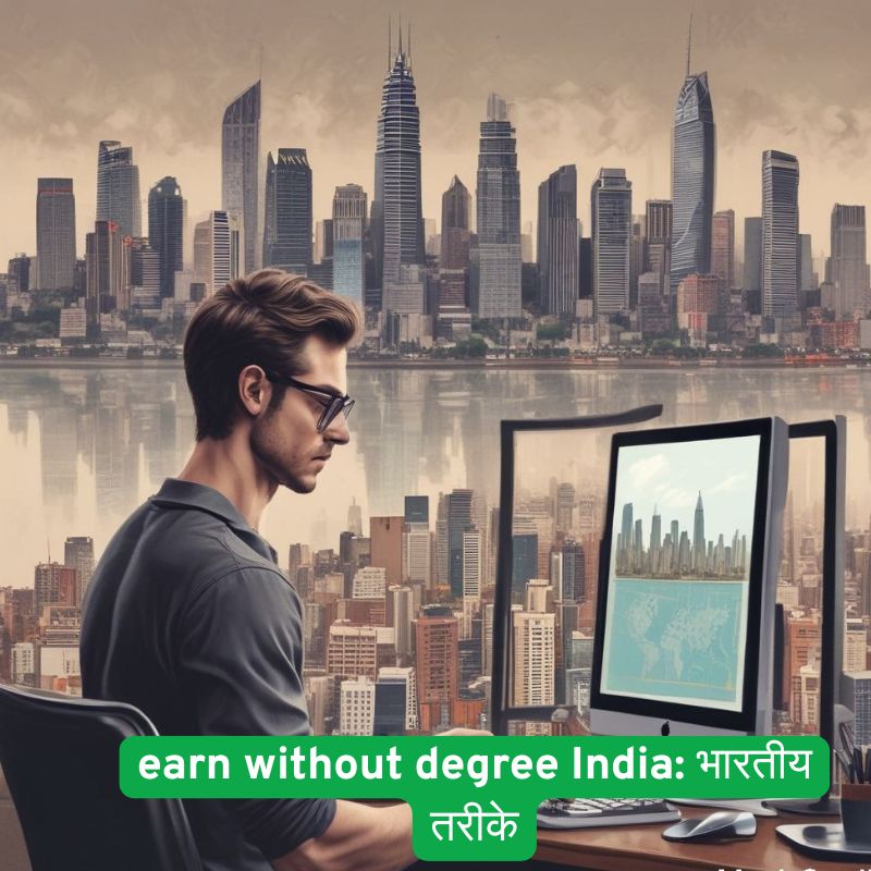 earn without degree Indiaबिना डिग्री के 1 लाखमहीना कमाने के भारतीय तरीके1