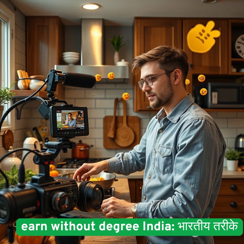 earn without degree Indiaबिना डिग्री के 1 लाखमहीना कमाने के भारतीय तरीके4