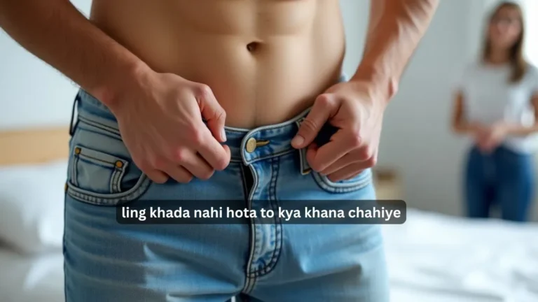 ling khada nahi hota to kya khana chahiye