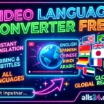 Video language converter online free