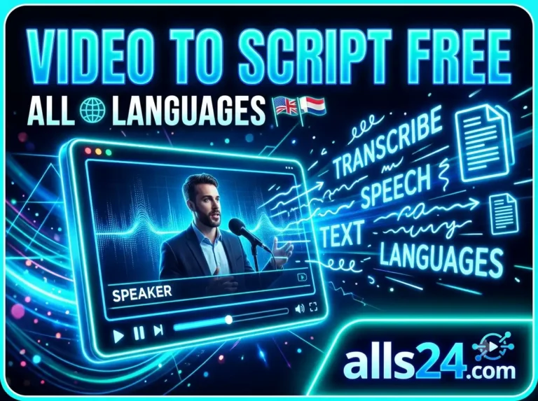 video to script converter all languages